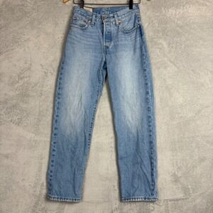 Levis 501 90s Womens Jeans A1959-0044 Light Wash Look Downhill Size 24x30 Casual